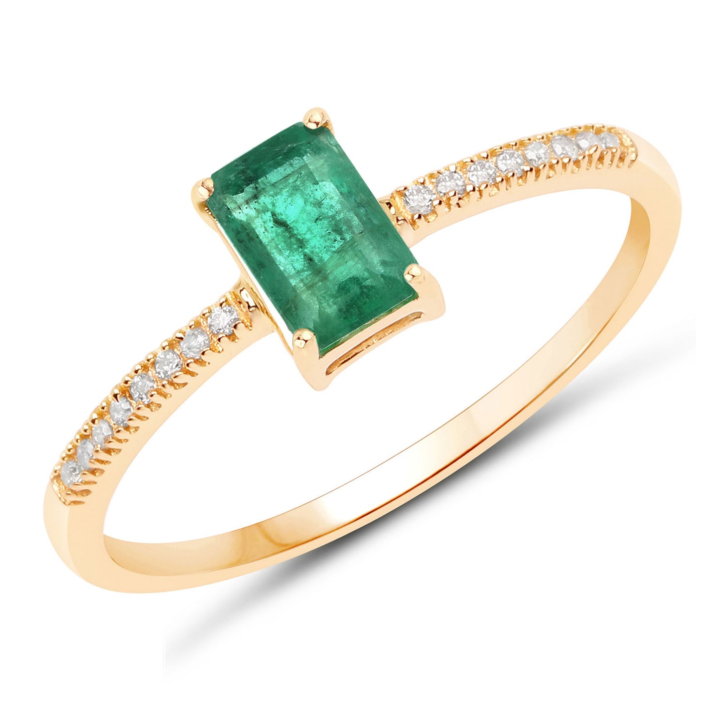 Zambian Emerald Octagon Ring