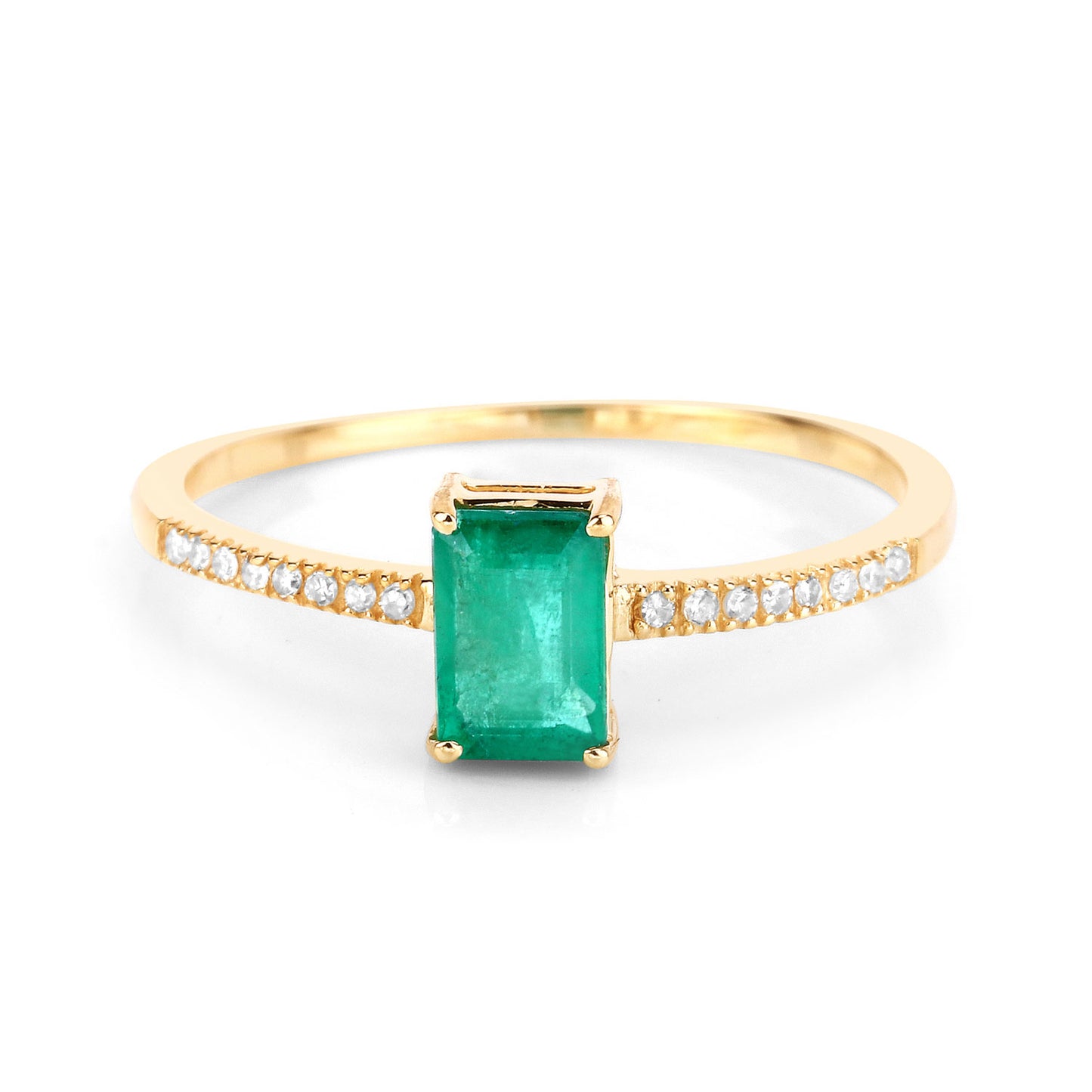 Zambian Emerald Octagon Ring