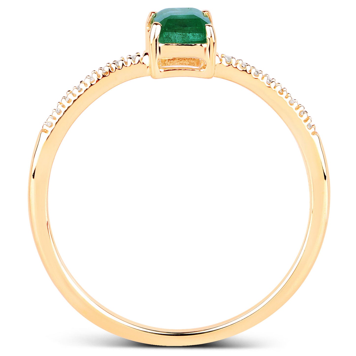 Zambian Emerald Octagon Ring
