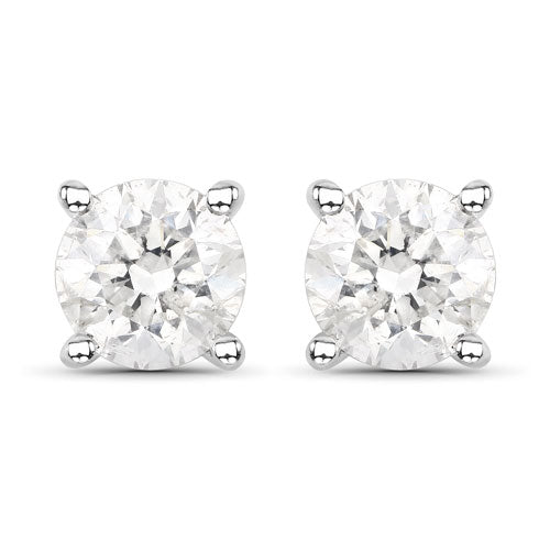 .80 Carat White Diamond Earings