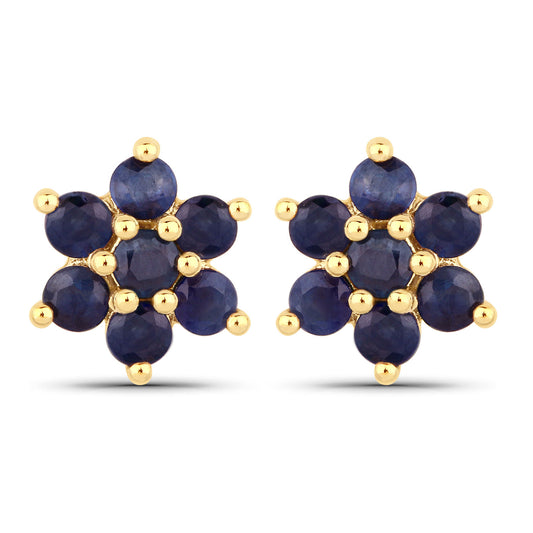 Blue Sapphire Earrings