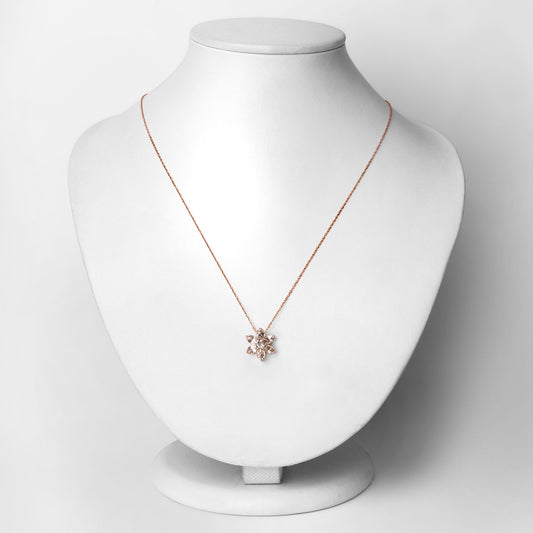 Morganite Star Pendant